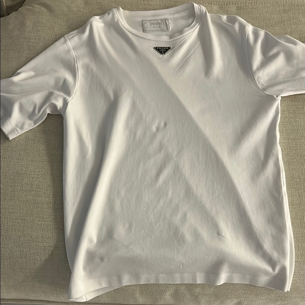 Prada Classic White Tee